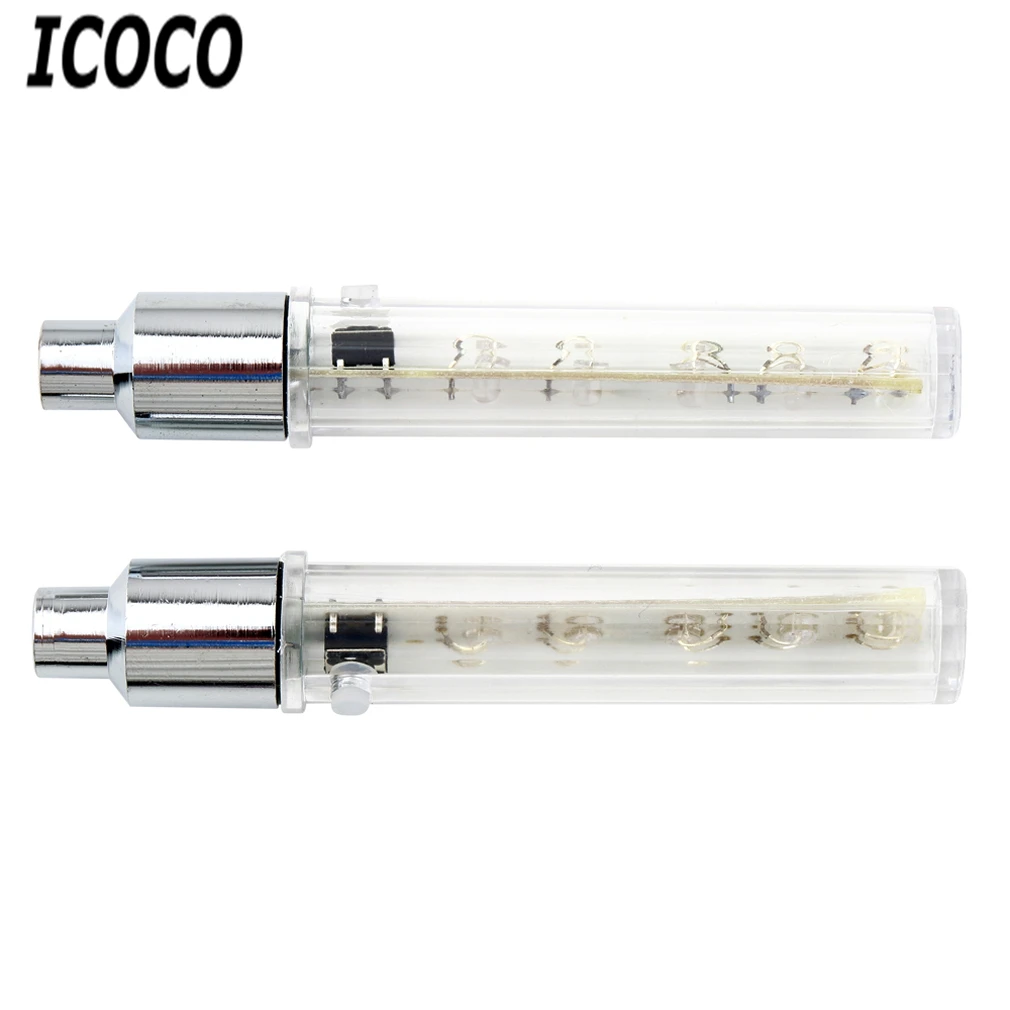 ICOCO 2 шт./компл. 5 светодиодов цветной велосипедный двигатель велосипеда