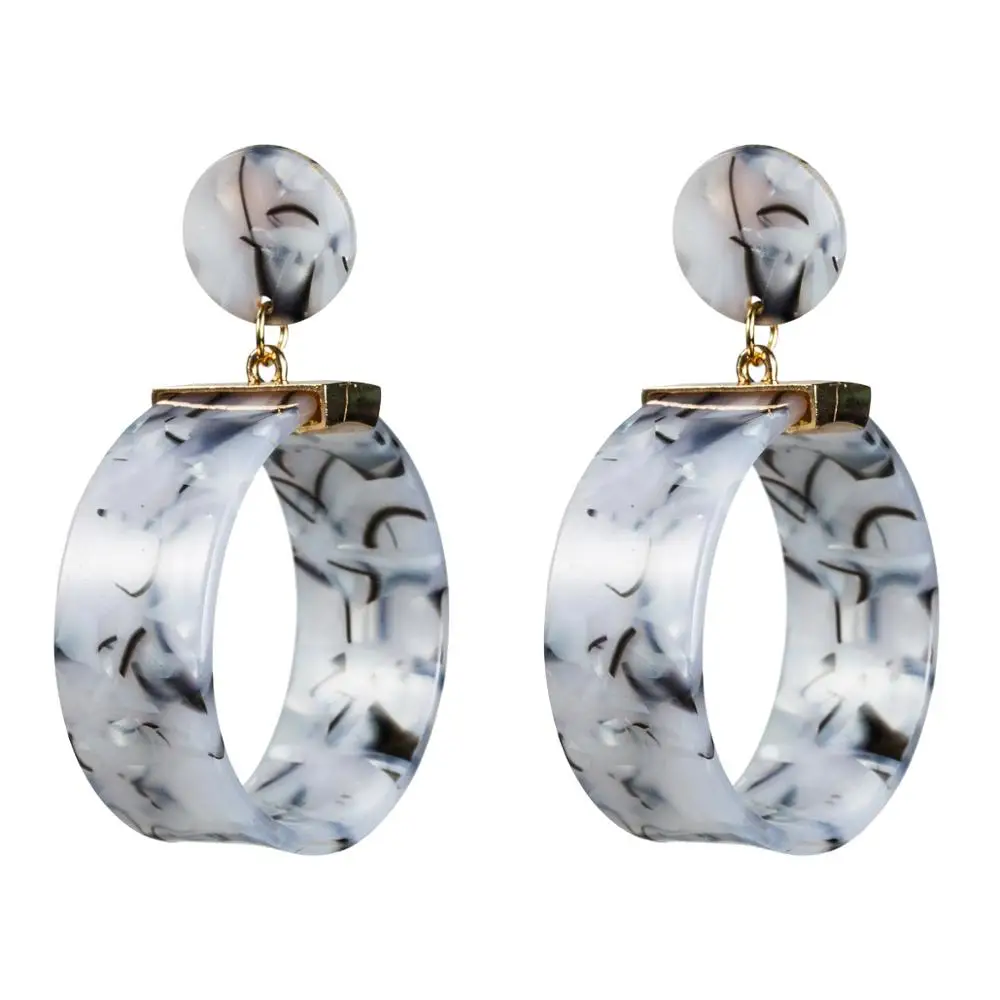 SHIFEEL Новое поступление Модные цилиндрические леопардовые мраморные большие