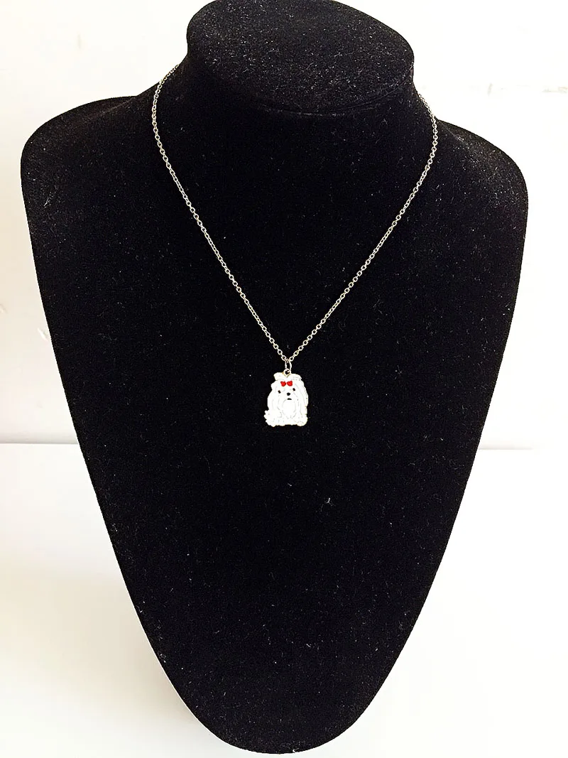 Ювелирные изделия ожерелье Мопс ожерелья и подвески для собак щенков изящное