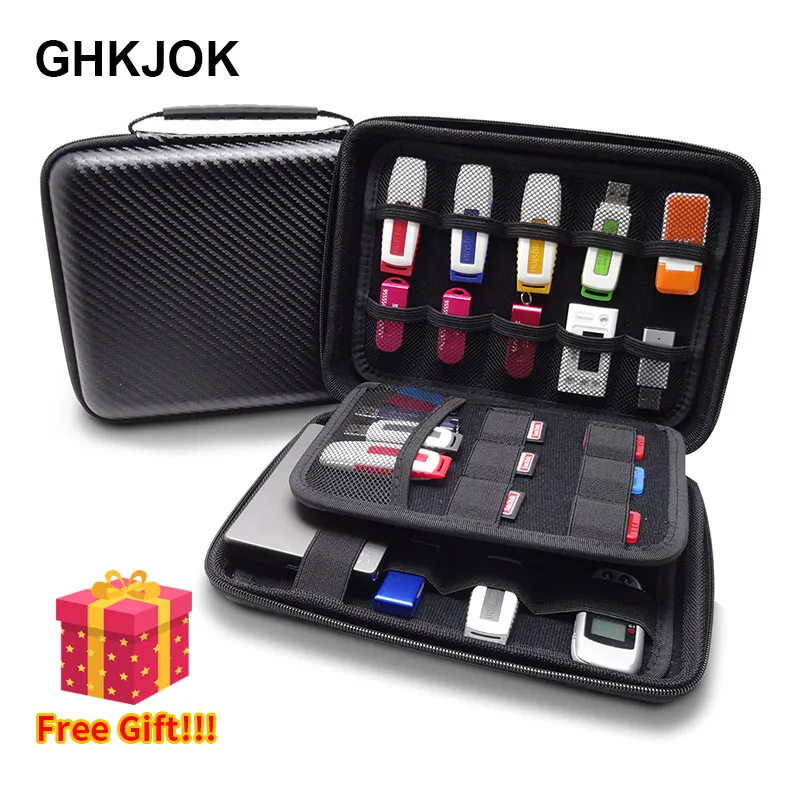Оригинальные цифровые аксессуары дорожная сумка для хранения HDD флэш накопитель