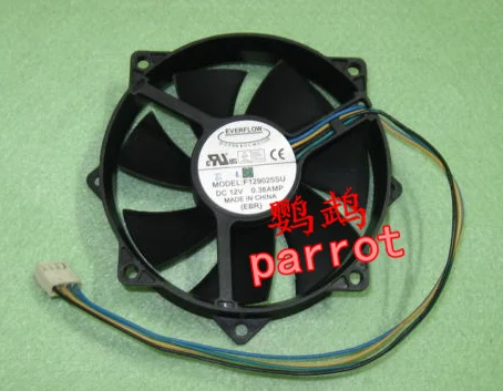 Оригинальный четырехпроводной вентилятор для процессора EVERFLOW F129025SU 9025 12 в А|cpu