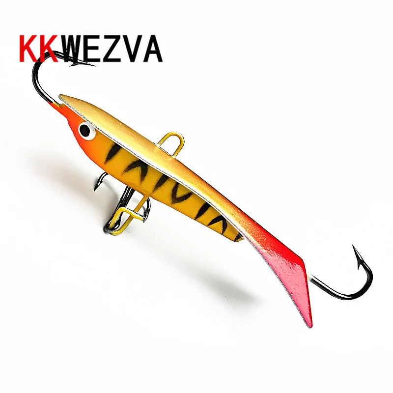 KKWEZVA 1 шт. 60 мм 9 3 г металлическая приманка для зимней рыбалки блесна Айс джиг