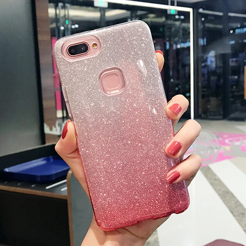 Блестящие Чехлы One Plus 5T 6T для Oneplus 3 3T A5000 A5010 A6000 A6010 TPU чехол градиентной расцветки