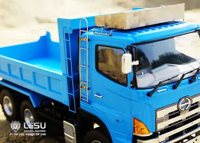 LESU RC HN 6*6 гидравлический самосвал 3 оси Модель автомобиля двигатель ESC 1/14 Tmy TH02002