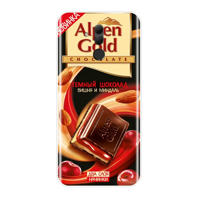 Silicone Case For Huawei Mate 20 10 9 Lite Soft TPU Funny Chocolate Russian Back Cover 7 8 Pro Phone | Мобильные телефоны и