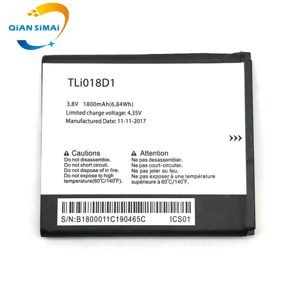 Новый высококачественный оригинальный аккумулятор TLi018D1 для Alcatel one touch мобильный