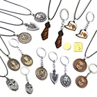 Брелок для ключей в стиле аниме JOJOS BIZARRE ADVENTURE брелок в виде маски DIO, металлический, убийца, королева, хигашиката, ювелирные изделия для мужчин и женщин