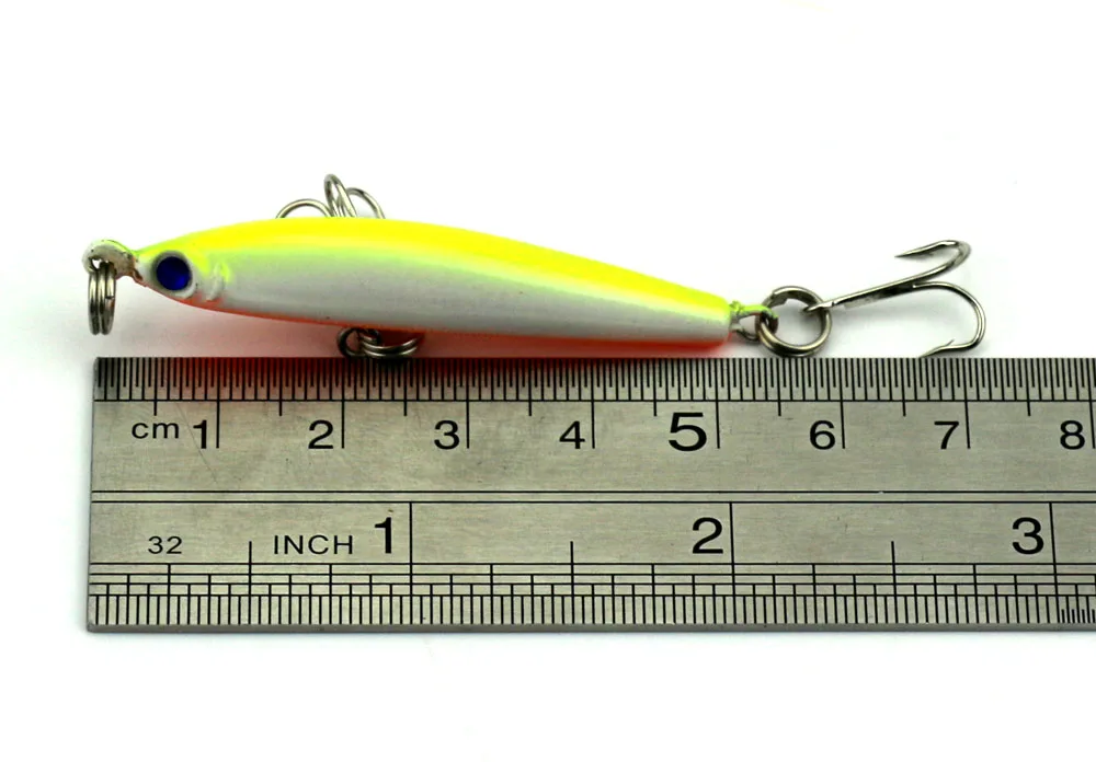 Большая распродажа 8 шт. мини блесна приманка для ловли рыбы твердая Пластик