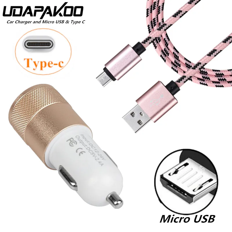 Быстрое зарядное устройство типа C или Micro USB и автомобильное для LG G2 G3 G4 G6 K4 K7 K8 K10 V20