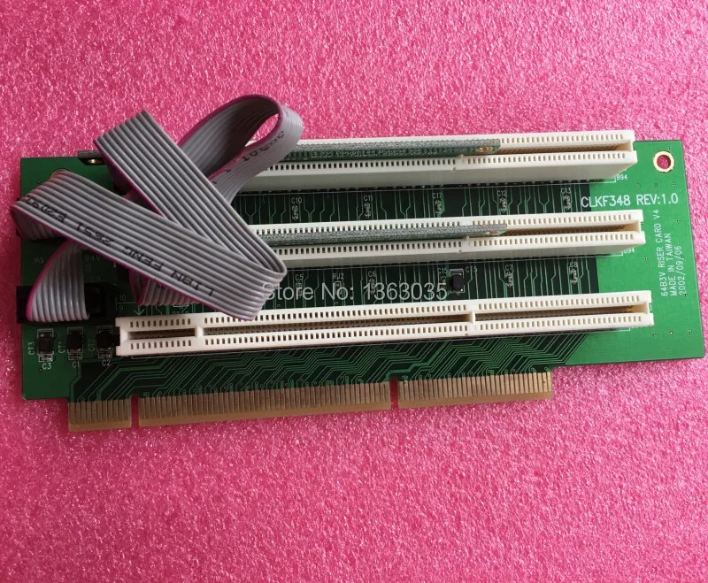 CLKF348 64B3V RISER CARD V4 промышленная объединительная плата протестированная Рабочая |