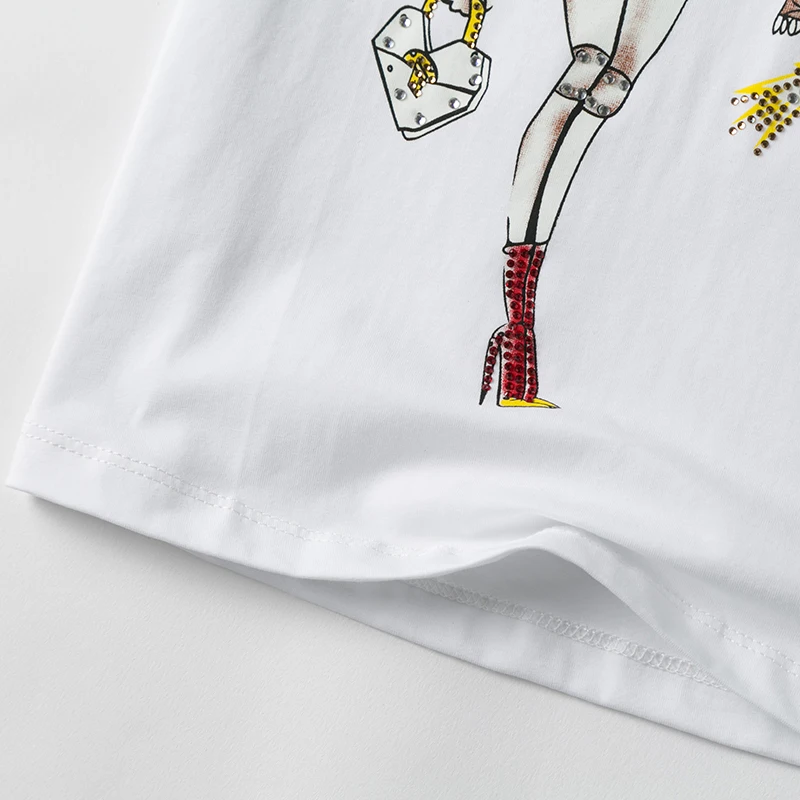 Новинка 2017 летняя футболка модный однотонный продукт приталенная женская модель