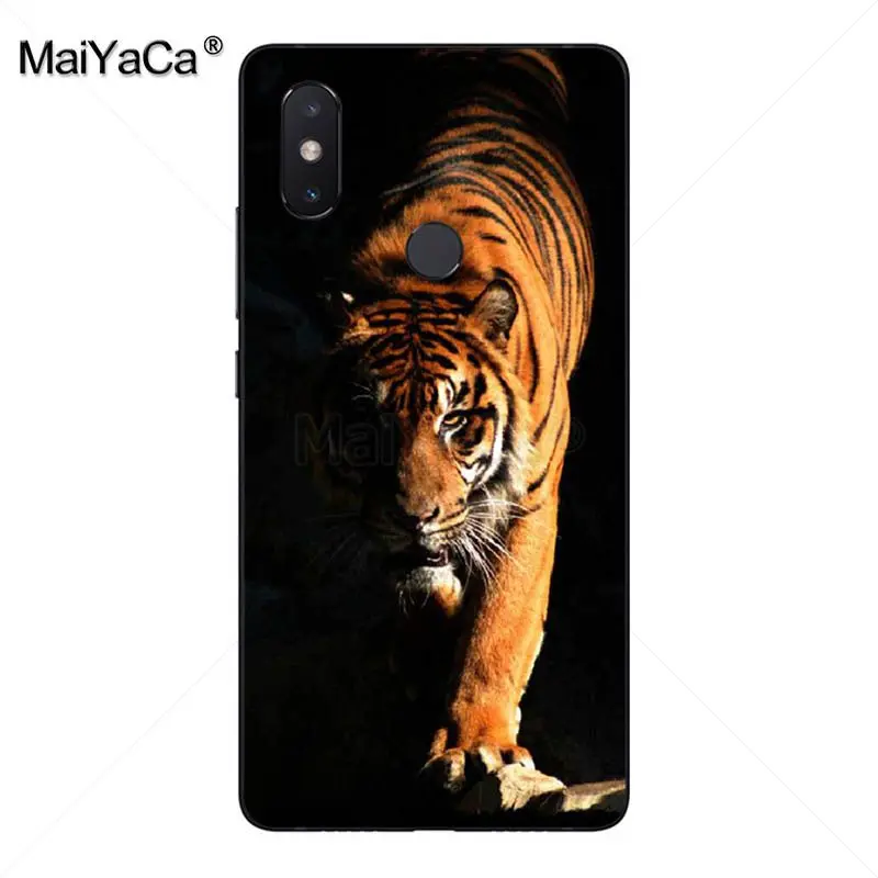MaiYaCa angry tiger animal Cub новый роскошный модный Чехол для мобильного телефона xiaomi mi 8 se 6
