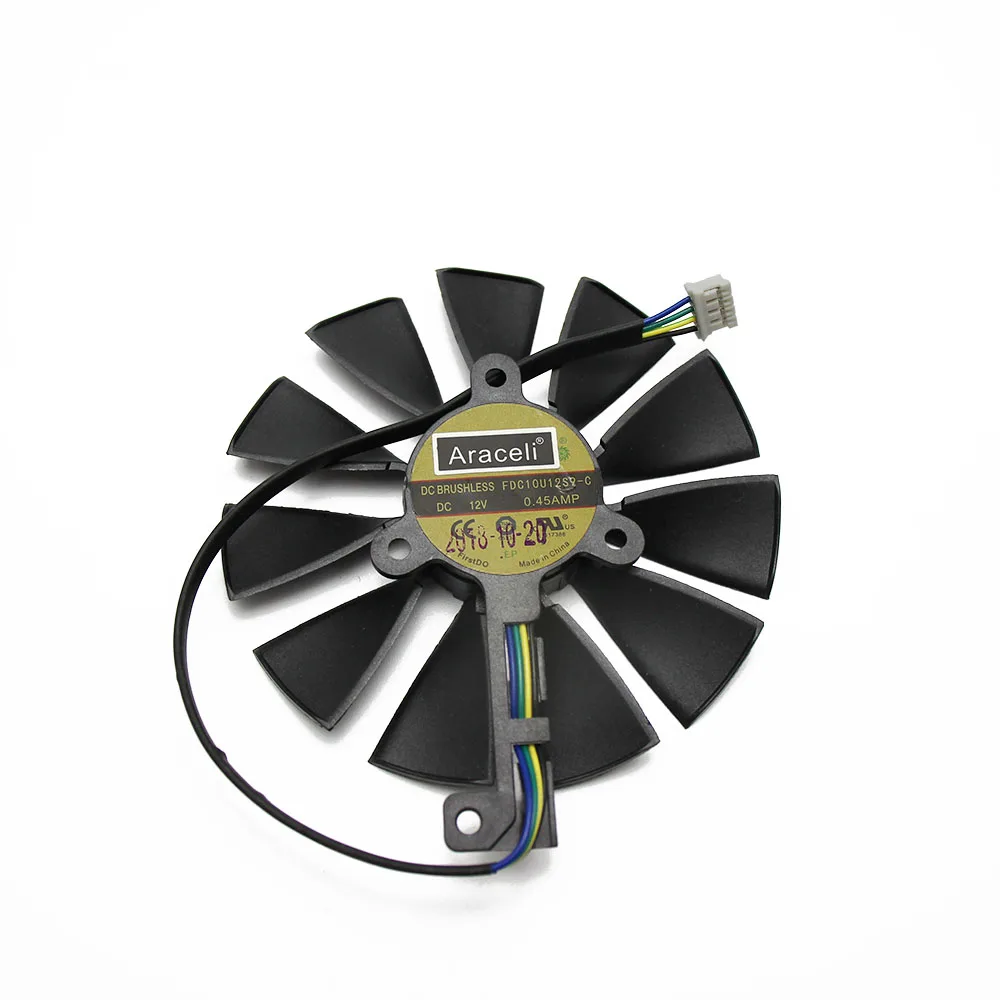 Кулер для карт 87 мм T129215SH кулер с 4 контактами RTX 2060 2070 2080 Ti ASUS GeForce RTX2080 RTX2080Ti игровая
