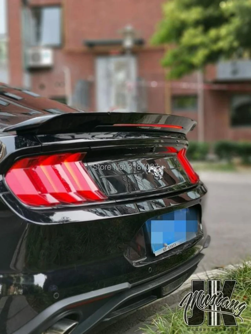 Для Mustang Spoiler- GT светодиодный светильник ABS пластиковый задний спойлер на крыло, крышу багажника для багажника