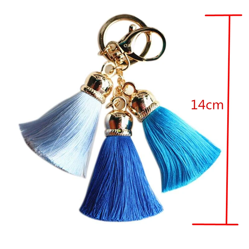 Хит продаж цветной брелок мешок AccessoriesIce шелковая кисточка для ключей Pompom сумочка