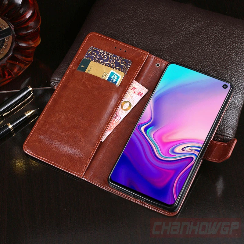 Классический деловой кожаный флип-чехол для Samsung Galaxy S10 S9 S8 Plus S10e M10 M20 A9 A7 2018 J4 J6 A6 A8