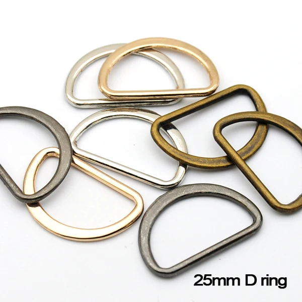 50 шт. D образные пряжки 1 дюйм 25 мм|flat d ring|dee ringd ring 25mm |