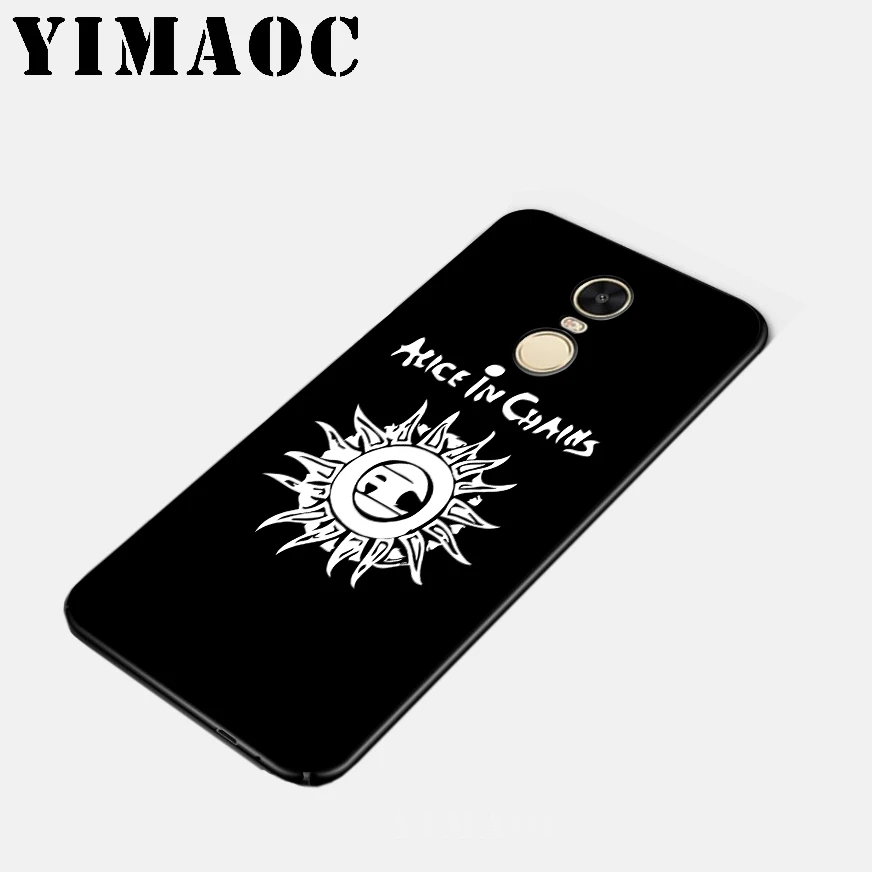 YIMAOC Alice In Chains Bands Soft Silicone Case for Xiaomi Redmi 6 Note 4X 4A 5A 5 Plus MiA1 A2 Pro Lite Mi 8 A1 |