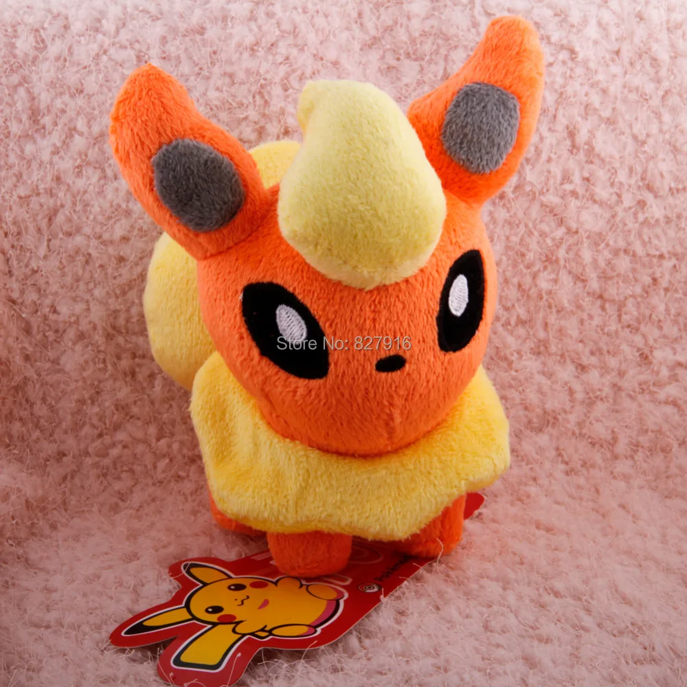 Rainbow Projector lamps + 5&quot Pokemon Flareon Soft Plush Amazing second generation LED Table Lamp and Doll Toy in My Room Bed | Лампы и