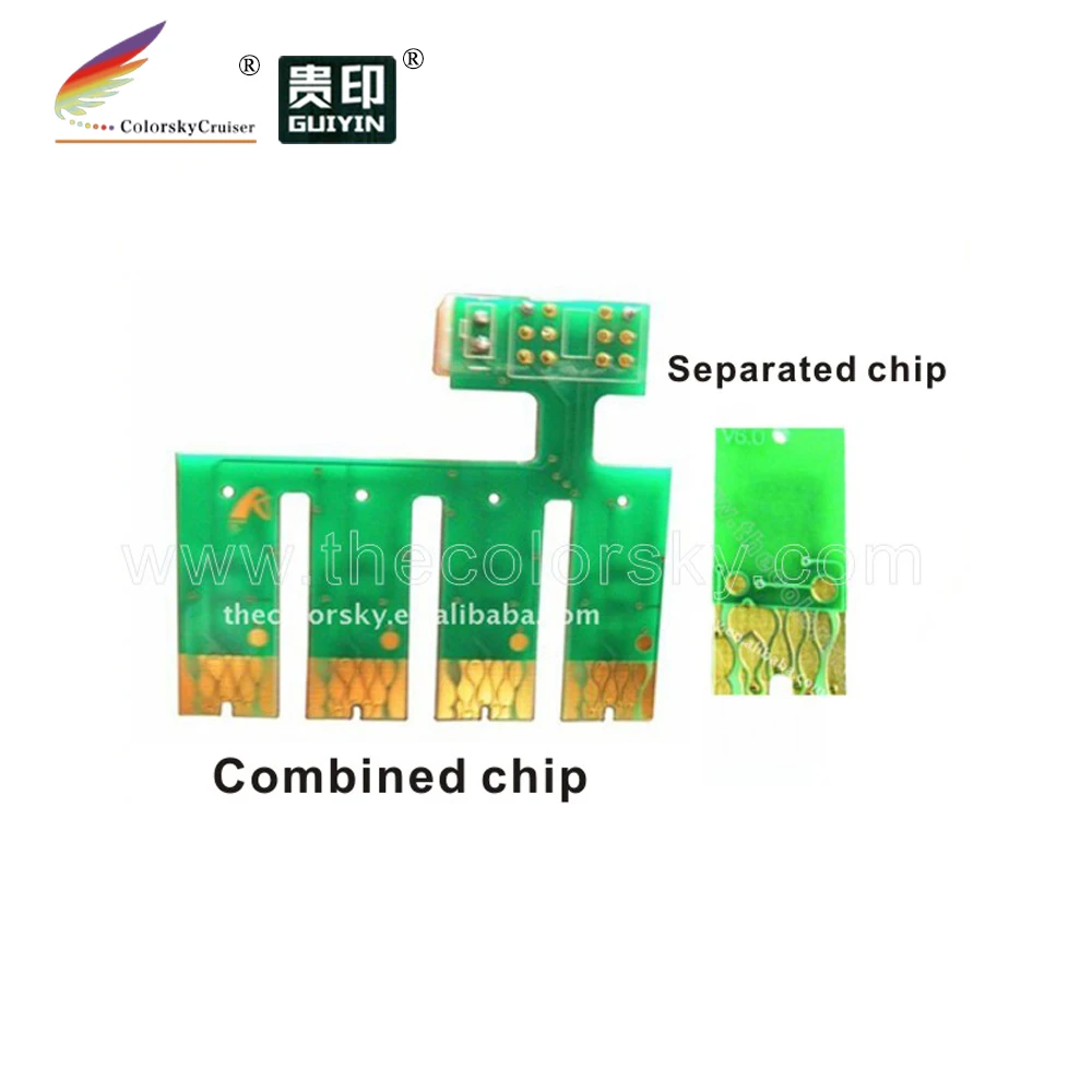 

(ARC-E-T1261R) printer cartridge auto reset chip for Epson T1261-T1264 T126 T 126 Workforce 520 630 635 60 840 V6.2 free Fedex