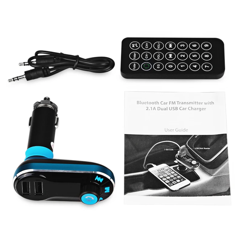 

Urbanroad wireless handsfree car fm transmitter charger bluetooth car kit wireless fm transmitter dual usb SD For Smart Phone