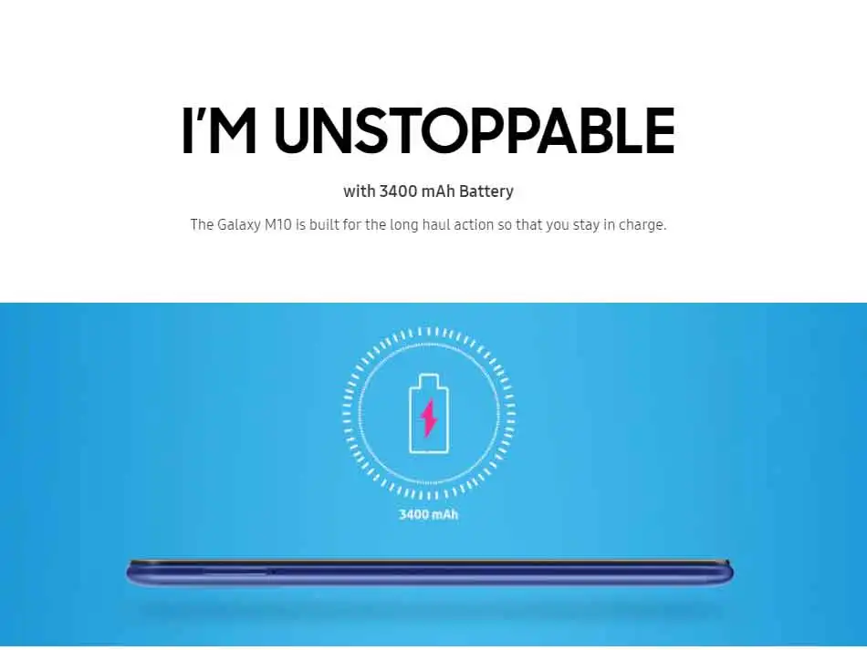 samsung Galaxy M10 M105F-DS 4G LTE мобильный телефон 6,2" 3 ГБ ОЗУ 32 Гб ПЗУ Exynos 7870 Восьмиядерный Android 8,1 смартфон