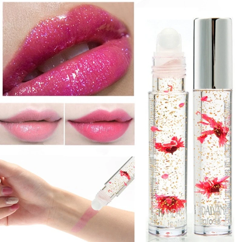 5 цветов прозрачный блеск для губ стойкая Увлажняющая помада жидкая губная