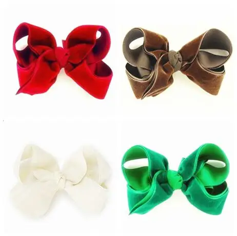 240 шт. бархатный бант заколка для волос|bow hair clip|hair clipvelvet bow |