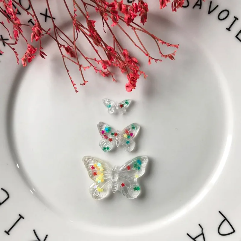 Силиконовые формы в виде бабочки с 3 полостями форма для помадки инструменты