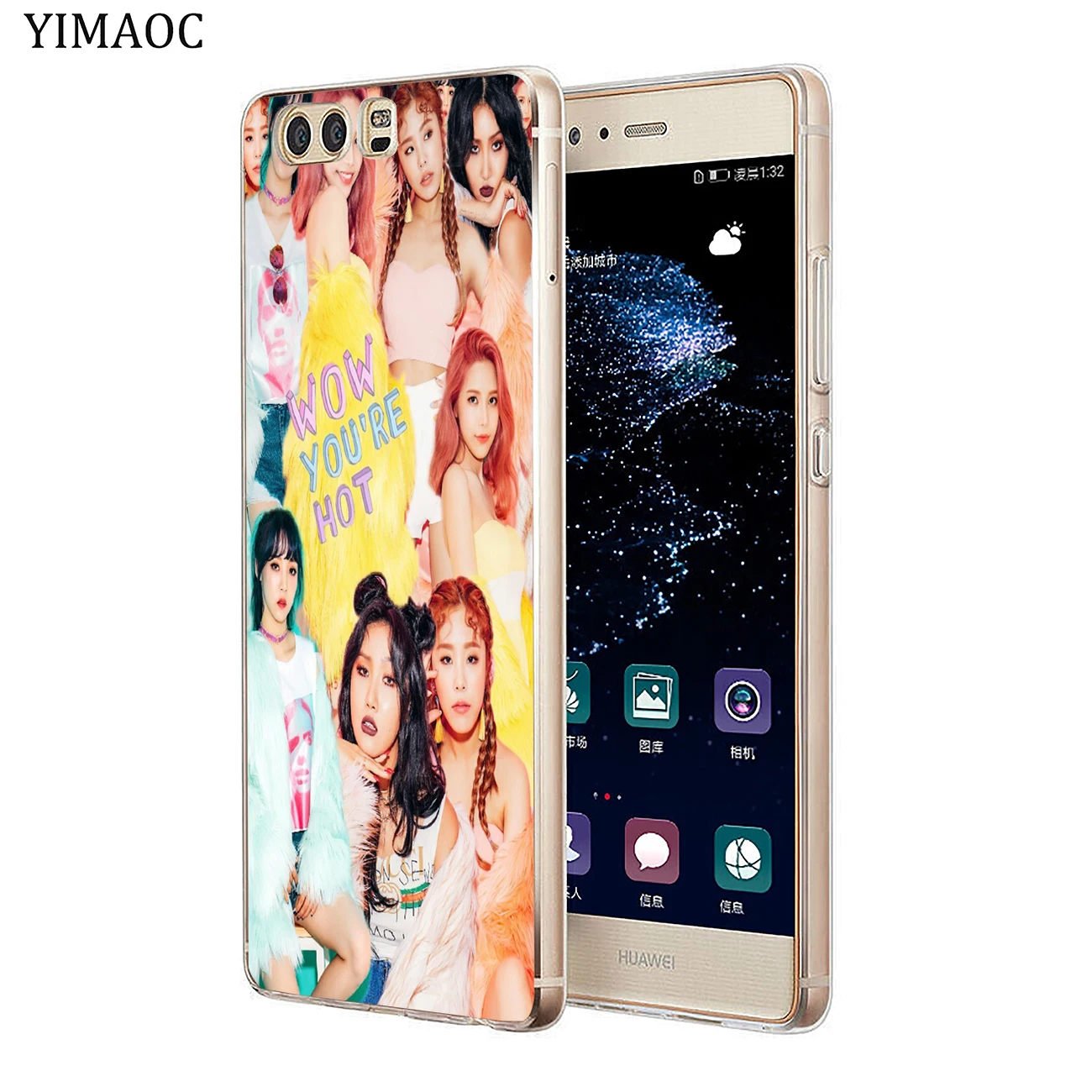 Мягкий силиконовый чехол YIMAOC kpop mamamoo для Huawei P30 P20 Pro P10 P9 P8 Lite 2016 2017 P smart Z 2019|Бамперы|