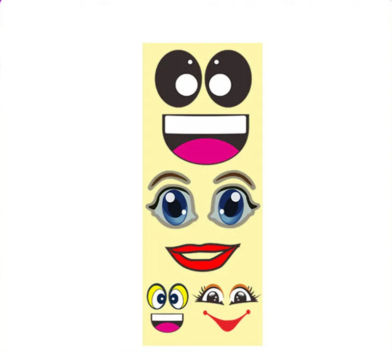 1 шт. воздушный шар глаза бумажная наклейка для творчества вечерние украшения