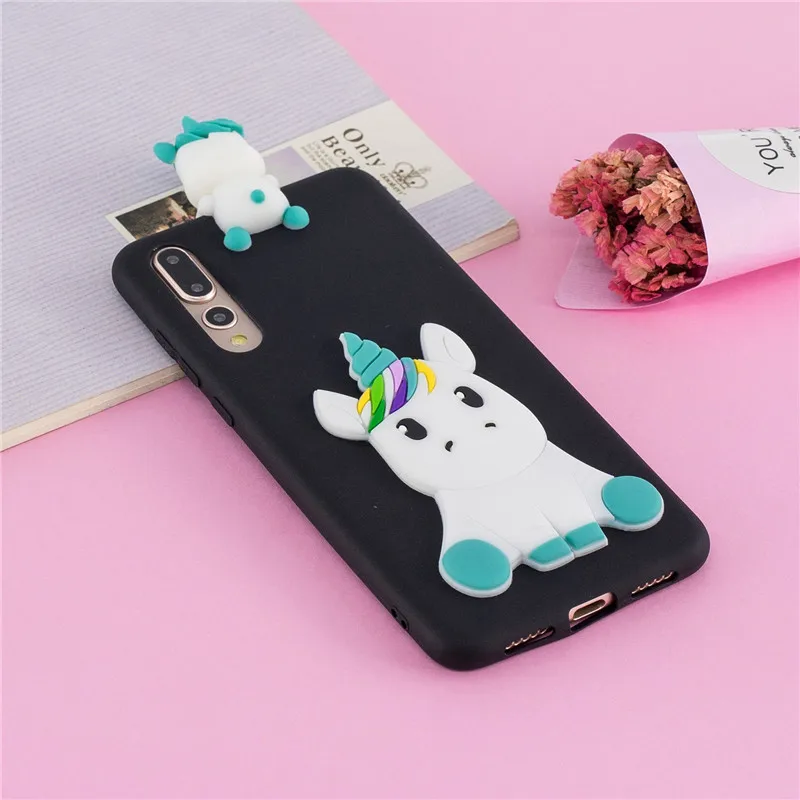 Силиконовые задние чехлы для huawei P Smart P10 P20 mate 10 P8 P9 Honor 9 Lite 7X Pro Dolls мягкий чехол Единорог Панда медведь