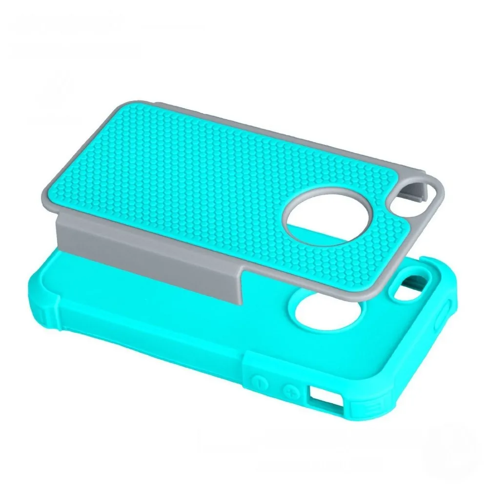 Для iPhone 4S чехол для iPhone 4 Чехол Мягкий ТПУ силиконовый и жесткий Гибридный противоударный Прочный чехол для телефона для iPhone 4S 4 4G