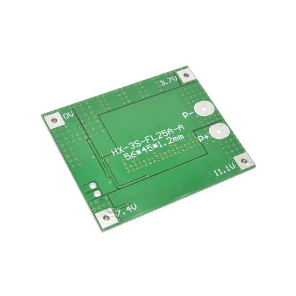 3S 25A Li Ion 18650 BMS PCM плата защиты батареи Bms Pcm с балансом для литий ионного