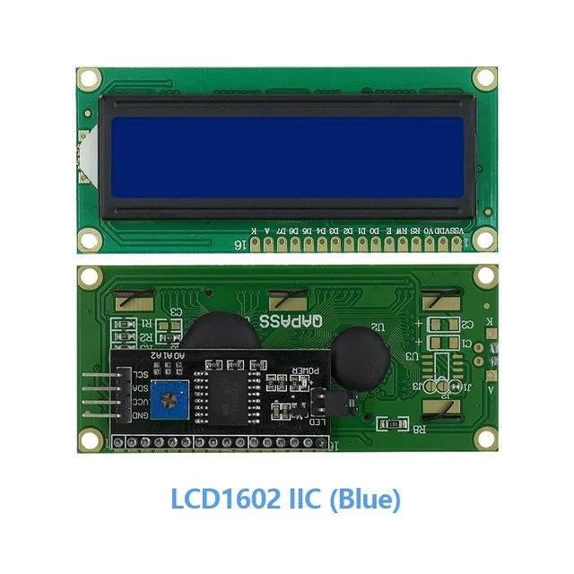 LCD1602 дисплей модуля IIC/I2C синий/зеленый экран для Arduino UNO Mega 2560 Raspberry pi | Компьютеры и