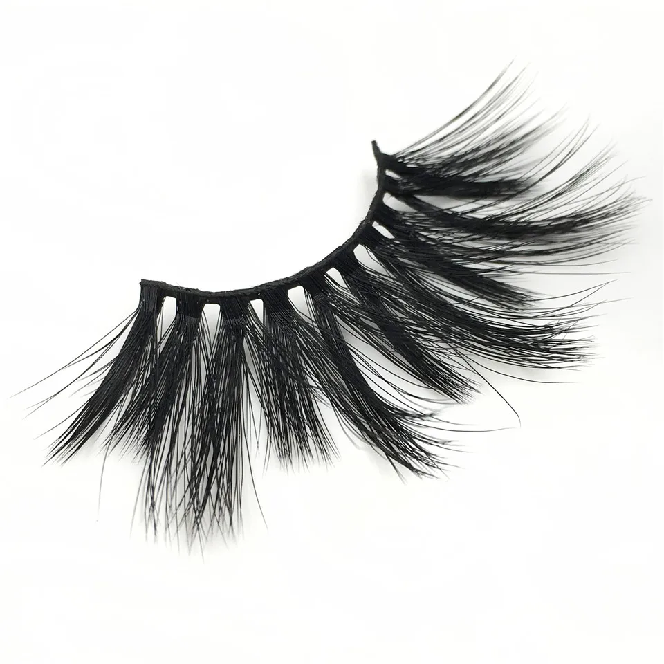 Поддельные ресницы оптом 25 мм ручной работы искусственные норковые