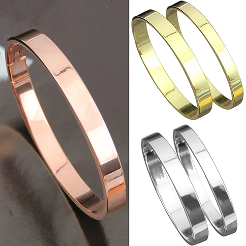 Мужской и женский медный браслет Love Lover с отполированными манжетами Подарочный