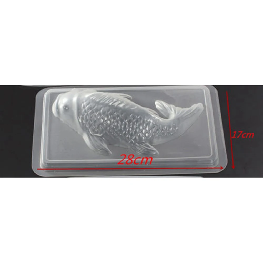 3D Koi форма рыбы пластиковый торт шоколадное желе Sugarcraft форма для риса DIY украшения торта формы выпечки декоратор инструмента