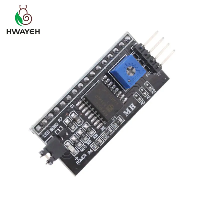 5 шт. 1602 2004 ЖК-адаптер IIC I2C/интерфейс LCD I2C для arduino | Электронные компоненты и