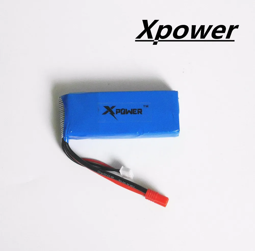 7.4 В 2500 мАч Xpower lipo Батарея с USB Зарядное Устройство разъем 3 порт США Plug Syma X8C X8W X8G RC