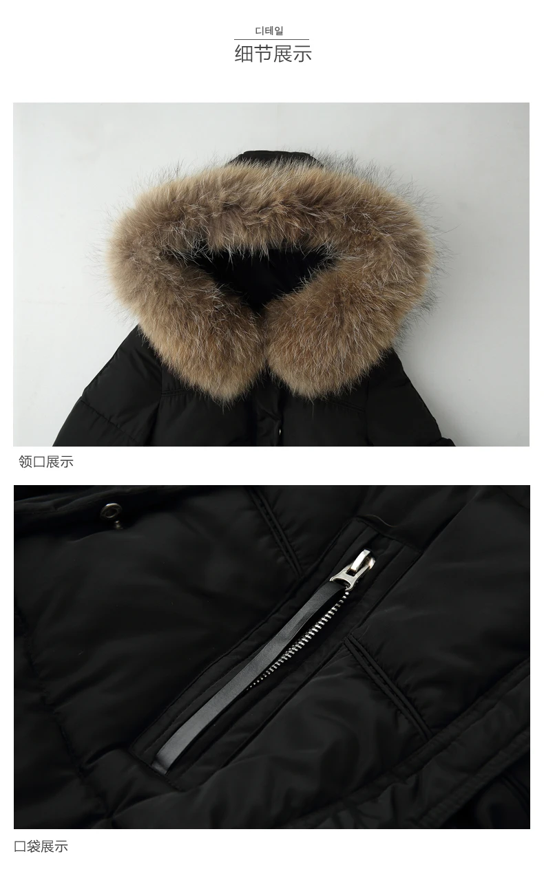 Высокое качество Новинка 2016 Зимняя куртка пальто Женская парка розовый черный