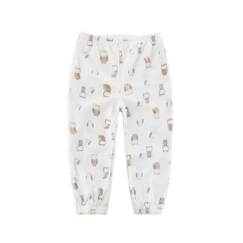 2022, хлопковая флисовая пижама для девочек и мальчиков, одежда для сна для малышей с мультяшным рисунком, пижама, детская одежда, пижамы, Детская одежда для отдыха, Осенние штаны - изображение