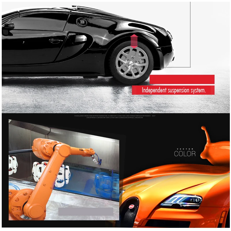 Rastar Bugatti Радиоуправляемая машинка 1:14 Veyron Grand Sport Vitesse, игрушки на пульте дистанционного управления для мальчиков, модель игрушек, электронные машинки для детей, подарок на день рождения