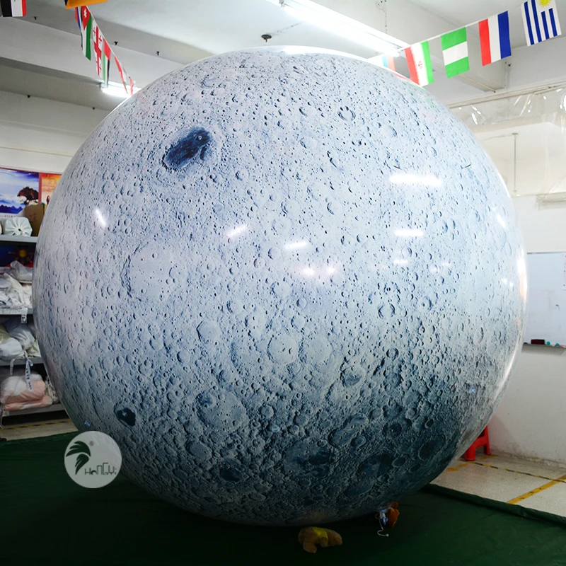 Надувной шар в форме Луны со светодиодный светильник | Дом и сад