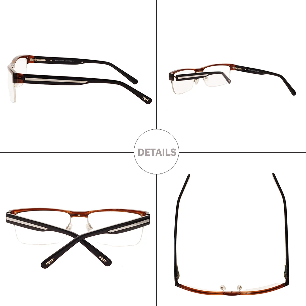 Настоящие модные очки в стиле ретро ультралегкие Пластиковые оптические для