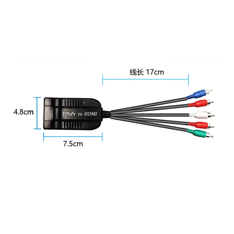 Ypbpr компонент для преобразователя HDMI HDTV видео аудио преобразователь адаптер с и