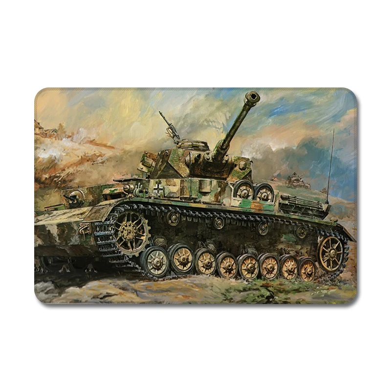 Marching Designs World War 2 WWII Tanks натуральный резиновый коврик для мыши Коврик ноутбука
