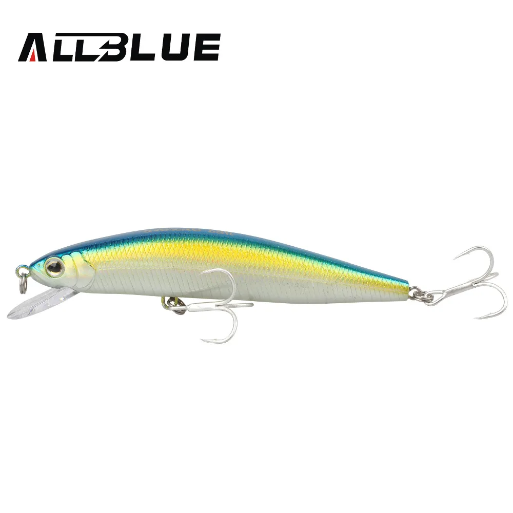 ALLBLUE бренд Блесен 27 5 г/125 мм 6 Цвета короткие губы Минноу воблеры большая игра