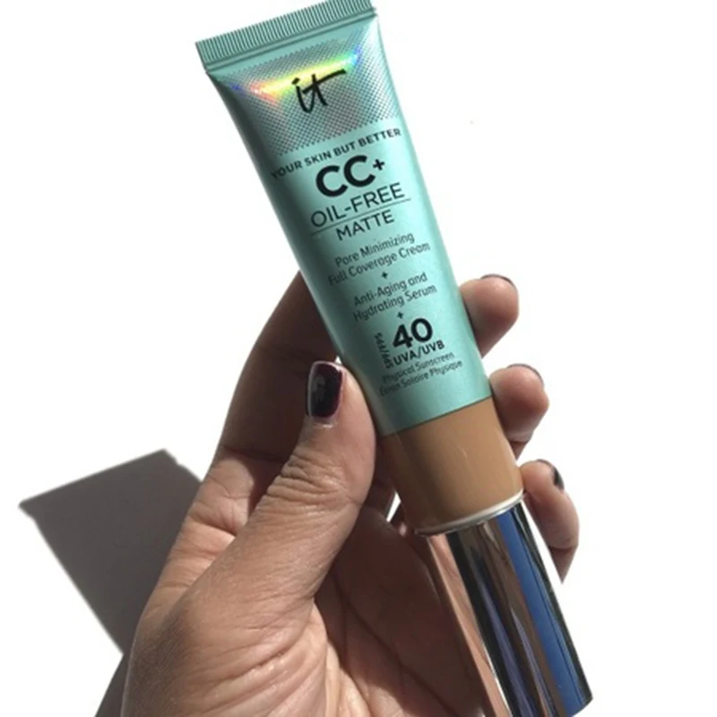 Крем консилер It cosmetier база для макияжа с контролем жирности полное покрытие