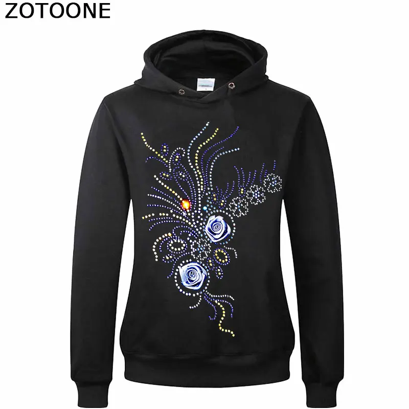 ZOTOONE Швейные мотив стразы s кристально чистая СТРАЗА Горячая фиксация аппликация